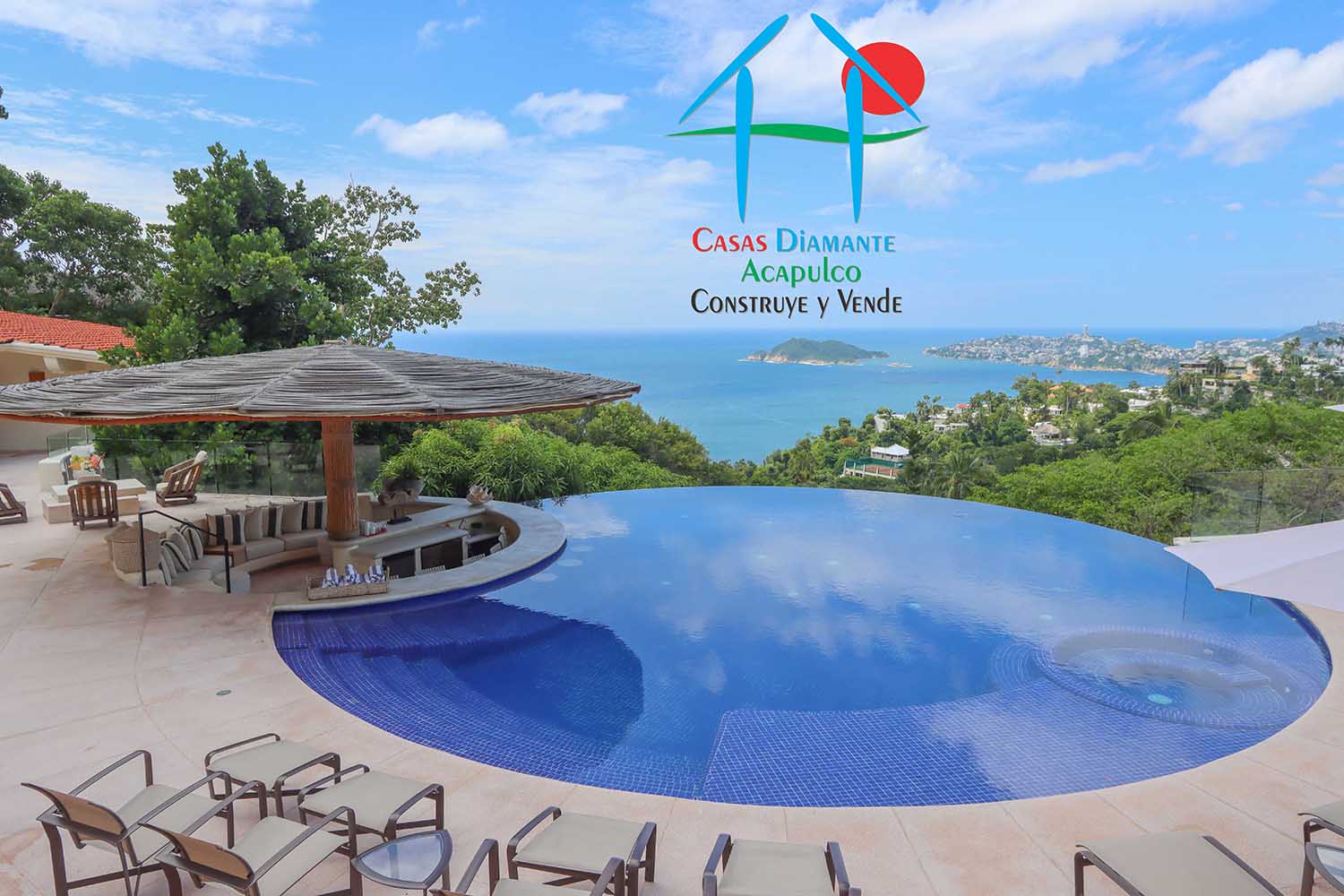 Casa 8 Caballos - Terraza con alberca 1